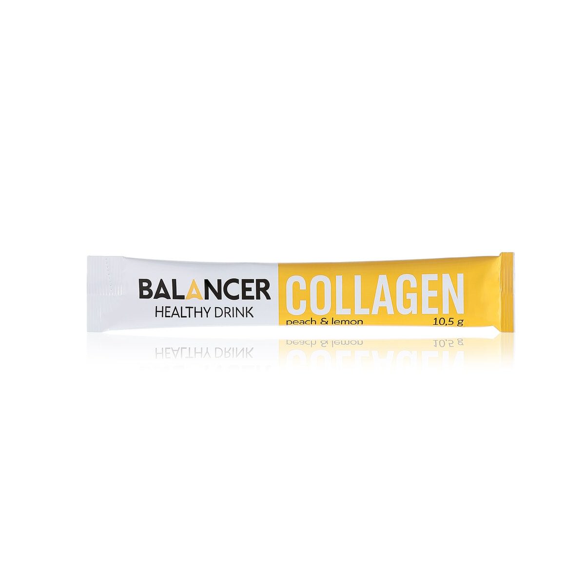 Напиток Balancer Collagen со вкусом «Персик - лимон», 10 стиков по цене 890  руб. - купить в Стрежевом ☛ Доставка ☆ Интернет-магазин «EcoGreenDom»